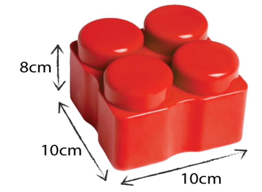 BLOCOS GIGANTES DE MONTAR 4 CORES COM 50 PEÇAS