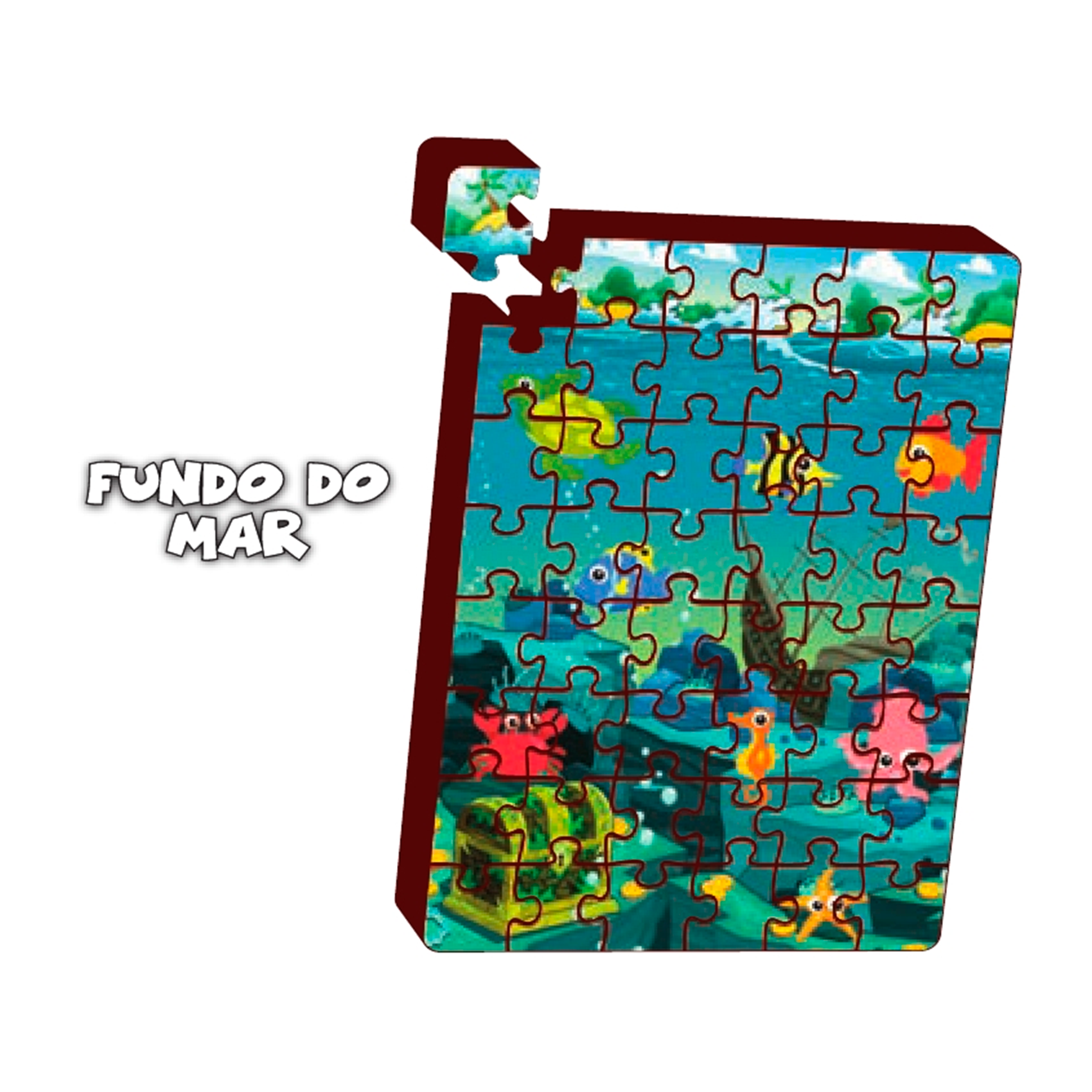 Quebra-cabeça de carro 3D com 48 desafios. Blocos de madeira - Grimm Toys