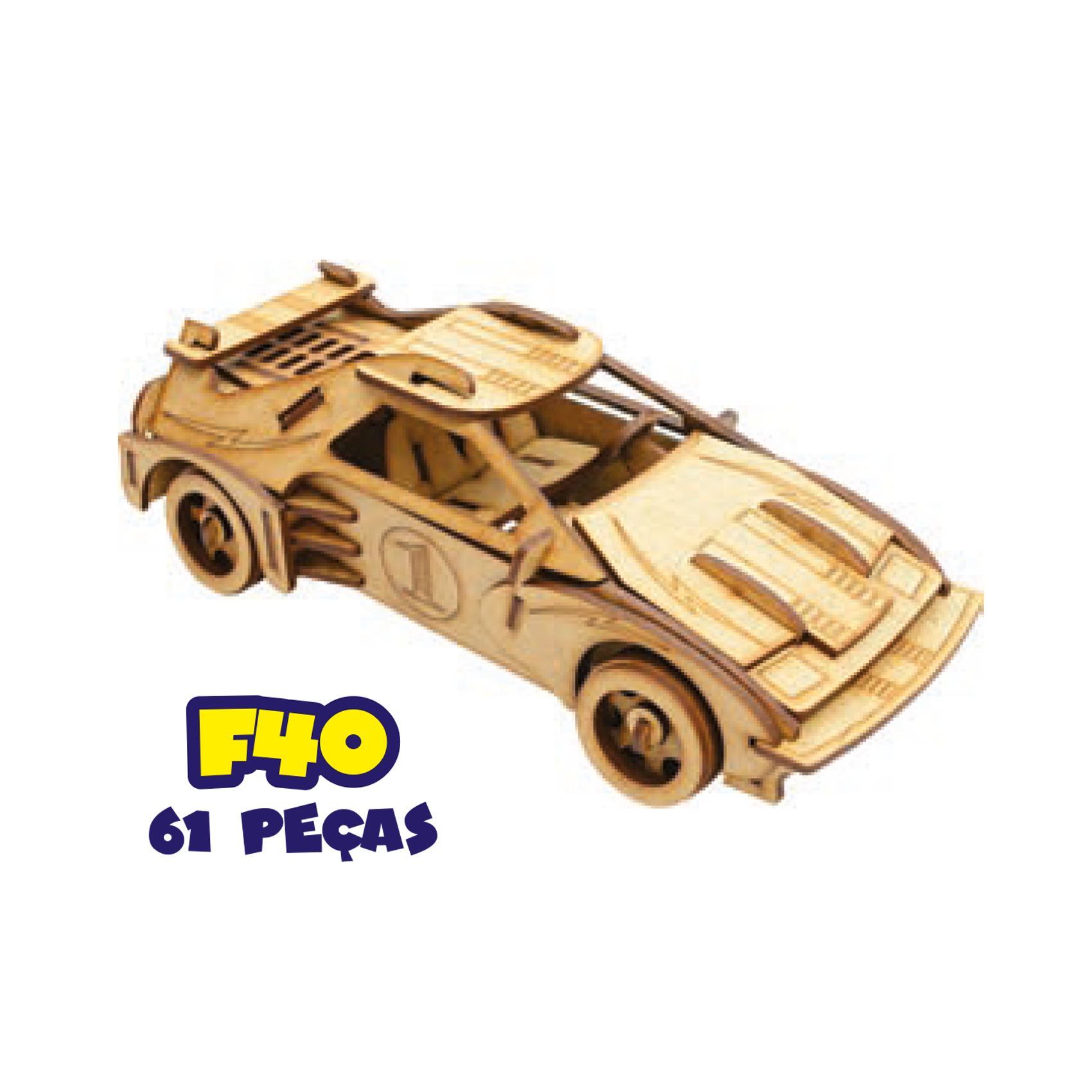 CARROS - QUEBRA-CABEÇA 3D - Pegue & Monte