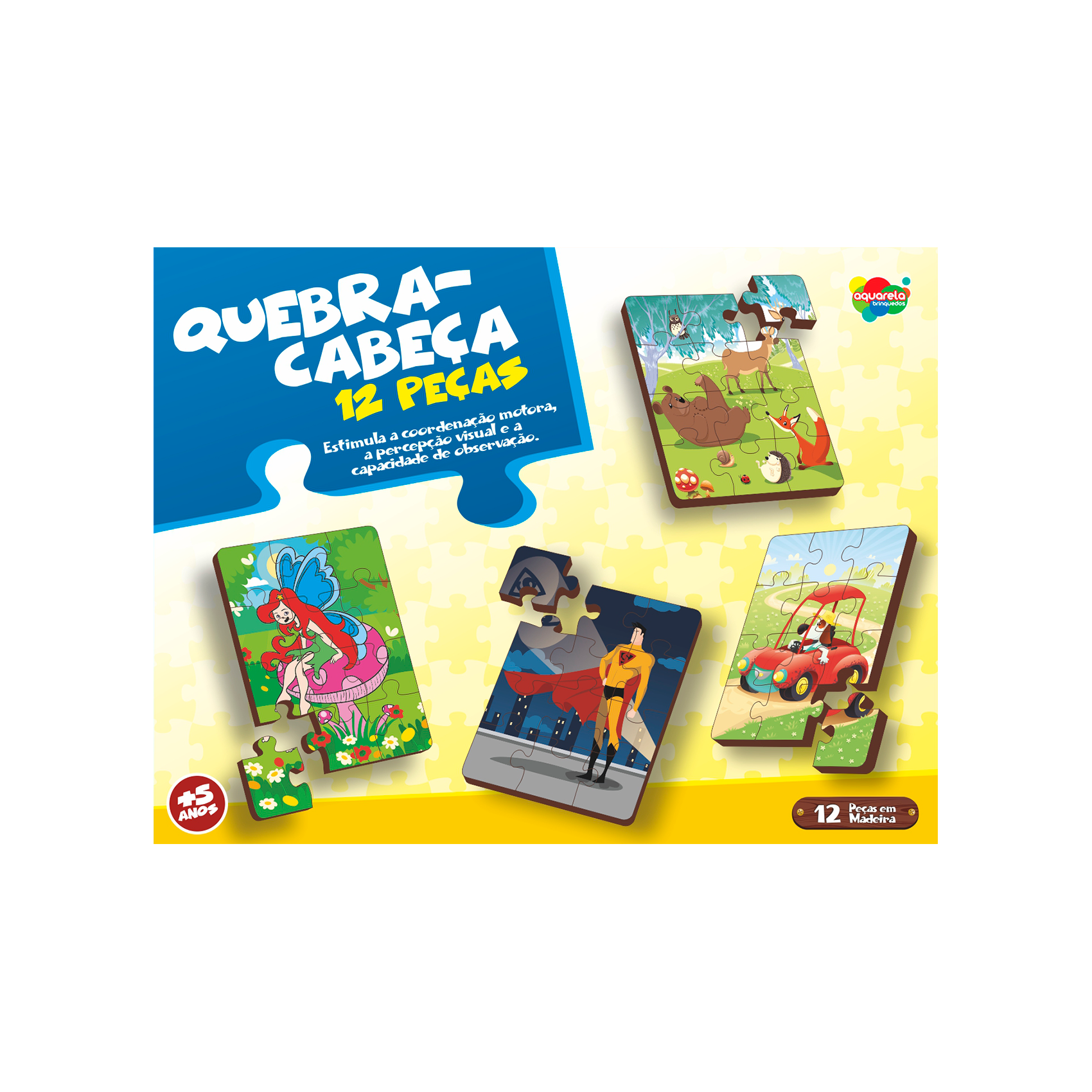 Jogo Puzzle de Madeira Quebra-cabeças Brinquedos - 3D Puzzles Para Crianças  E Adultos - Madeira Lógica Puzzles Quebra-cabeças Puzzle Match Toys